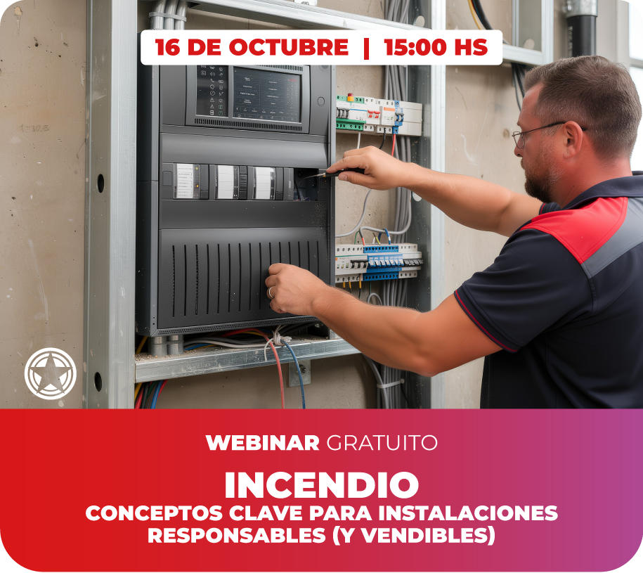 Webinar - Incendio: conceptos clave para instalaciones responsables (y vendibles)